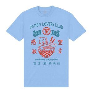 TORC Unisex Adult Ramen Lovers Club Baby T-Shirt / Light Blue